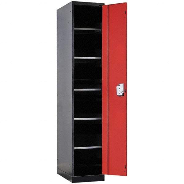 Hallowell - Steel Workbench & Workstation Locker - 24" Deep, 78" High, Use with Fort Knox Modular Utility Storage & Workbench System - Benchmark Tooling