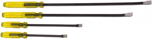 Proto - 4 Piece Pry Bar Set - Includes 14-1/2, 17-1/2, 28 & 31-7/8" Lengths - Benchmark Tooling