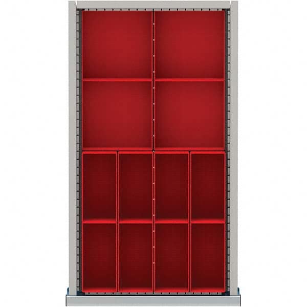LISTA - 12-Compartment Drawer Divider Layout for 3.15" High Drawers - Benchmark Tooling