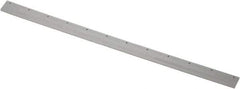 PRO-SOURCE - 36" Rubber Blade Squeegee Refill - Tapered End, Gray - Benchmark Tooling