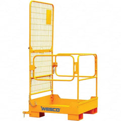 Wesco Industrial Products - 600 Lb Capacity Forklift Work Platform - Benchmark Tooling