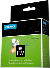 Dymo - 1" Long, White Label Printer Cartridge - For DYMO LabelWriter Printers - Benchmark Tooling