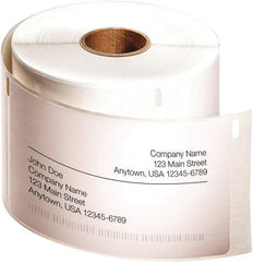 Dymo - 4" Long, White Label Printer Cartridge - For DYMO LabelWriter Printers - Benchmark Tooling