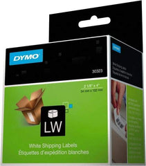 Dymo - 4" Long, White Label Printer Cartridge - For DYMO LabelWriter Printers - Benchmark Tooling