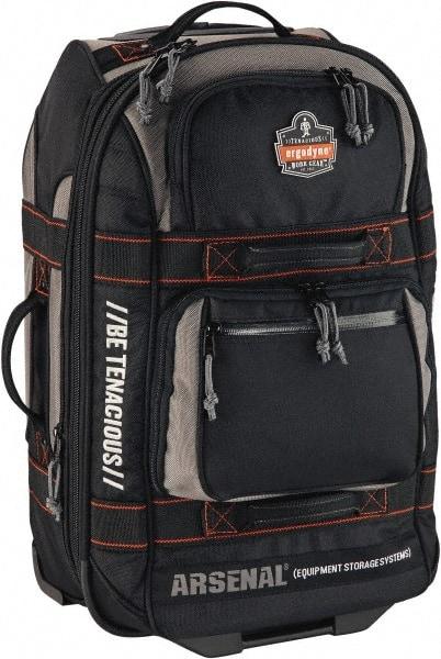 Ergodyne - 3,790 Cubic Inch, Polyester Empty Gear Bag - 14 Inch Wide x 9 Inch Deep x 22-1 2 Inch High, Black - Benchmark Tooling