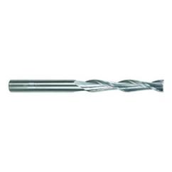 3/4 Dia. x 6 Overall Length 2-Flute Square End Solid Carbide SE End Mill-Round Shank-Center Cut-TiAlN - Benchmark Tooling