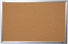 Ability One - 22" Wide x 2" High Self-Heal Cork Bulletin Board - Natural (Color) - Benchmark Tooling