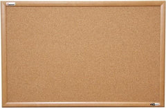 Ability One - 37" Wide x 2" High Self-Heal Cork Bulletin Board - Natural (Color) - Benchmark Tooling