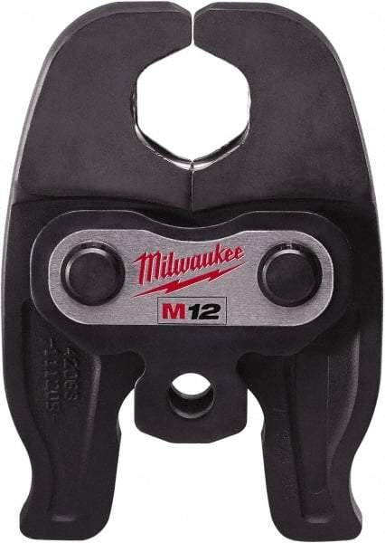 Milwaukee Tool - 1 to 1-1/4 Inch Jaw Range, Presser Replacement Jaw - For Use with M12 FORCE LOGIC Press Tool - Benchmark Tooling