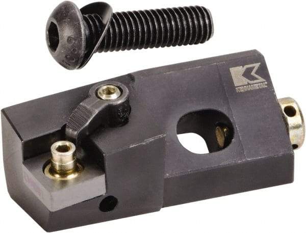 Kennametal - Series Kenloc, Right Hand, MSYN Toolholder Compatibility, SN.., TP.. Insert Compatibility, Indexable Turning Cartridge - Pin & Clamp Holding Method, 1.02mm Max Depth of Cut, 55mm OAL x 14mm OAW x 19.25mm OAH - Benchmark Tooling