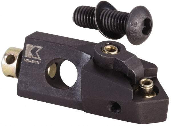 Kennametal - Series Kenloc, Left Hand, MSSN Toolholder Compatibility, SN.. Insert Compatibility, Indexable Turning Cartridge - Pin & Clamp Holding Method, 6.09mm Max Depth of Cut, 44mm OAL x 10mm OAW x 14.75mm OAH - Benchmark Tooling