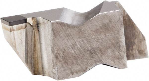 Kennametal - 3094NG EST Grade KB1630, 2.39mm Cutting Width PCBN Grooving Insert - 3.81mm Max Depth of Cut, Left Hand, 0.19mm Corner Radius, Uncoated - Benchmark Tooling