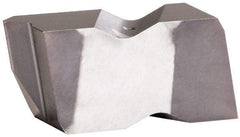 Kennametal - NTC3 Grade KCU10, External UN Threading Insert - 16 TPI Ext Pitch, Left Hand Insert, AlTiN Finish, Carbide - Benchmark Tooling