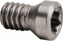 Kennametal - Torx Cap Screw for Indexable Milling Cutters - M4x0.7 Thread, For Use with Inserts - Benchmark Tooling
