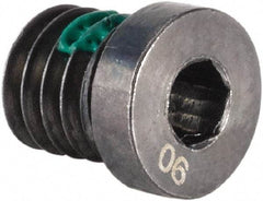 Kennametal - Coolant Lock Screw for Indexable End Mills - M4x0.7 Thread, For Use with Rotary Coolant Adapters - Benchmark Tooling