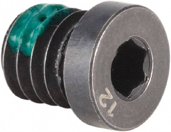 Kennametal - Coolant Lock Screw for Indexable End Mills - M4x0.7 Thread, For Use with Rotary Coolant Adapters - Benchmark Tooling