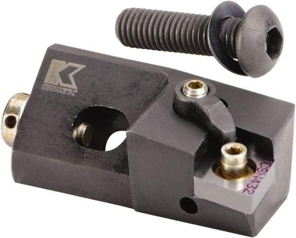 Kennametal - Series Kenloc, Left Hand, MCLN Toolholder Compatibility, CN.. Insert Compatibility, Indexable Turning Cartridge - Pin & Clamp Holding Method, 55mm OAL x 14mm OAW x 19.25mm OAH - Benchmark Tooling