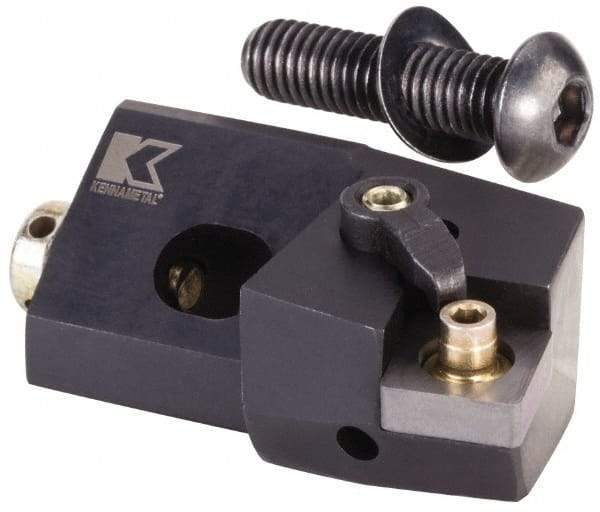 Kennametal - Series Kenloc, Left Hand, MSRN Toolholder Compatibility, SN.., TP.. Insert Compatibility, Indexable Turning Cartridge - Pin & Clamp Holding Method, 55mm OAL x 14mm OAW x 19.25mm OAH - Benchmark Tooling