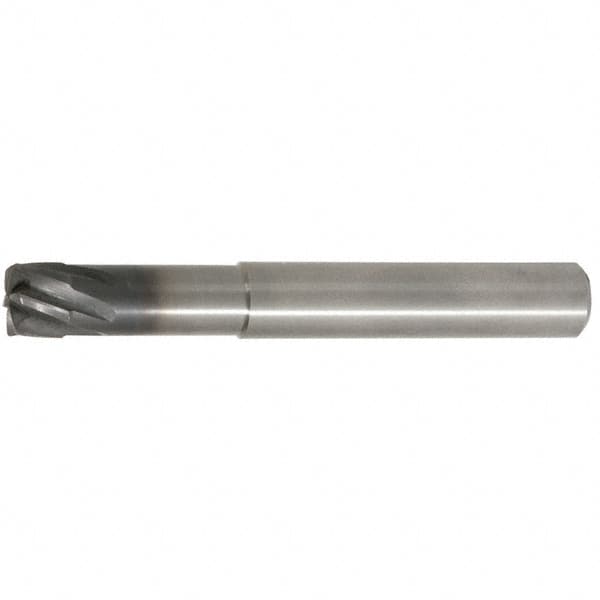 Kennametal - 20mm, 6 Flute, Single End, Solid Carbide, 1.25mm Corner Radius End Mill - 125mm OAL, 20° Helix, Right Hand Flute, 0.67mm LOC, Right Hand Cut, 60mm Extended Reach - Benchmark Tooling