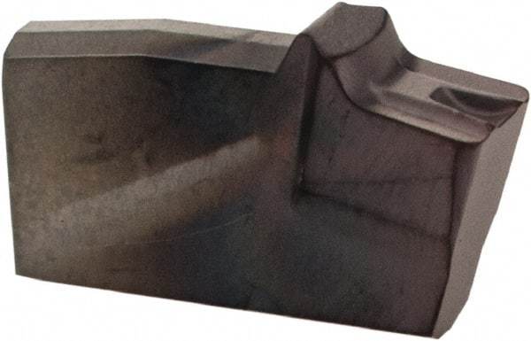Kennametal - 0300G DF Grade KCU25, 3mm Cutting Width Carbide Grooving Insert - 3.51mm Max Depth of Cut, Neutral, 0.41mm Corner Radius, AlTiN Finish - Benchmark Tooling