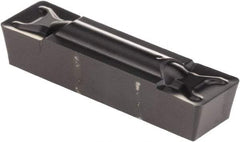 Kennametal - 0805G GMN Grade KCU25, 8.05mm Cutting Width Carbide Grooving Insert - 6.4mm Max Depth of Cut, Neutral, 0.79mm Corner Radius, AlTiN Finish - Benchmark Tooling