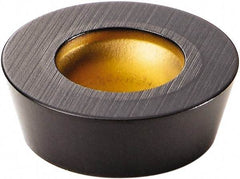 Kennametal - RDHX0702M0 Grade KCPM20 Carbide Milling Insert - TiN/MT/TiCN/Al2O3 Finish, 3/32" Thick, 7mm Inscribed Circle - Benchmark Tooling