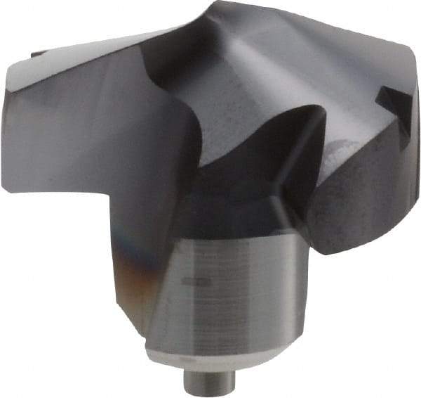 Kennametal - Series KenTIP, 25.4mm Diam Grade KCP15 140° Replaceable Drill Tip - Carbide, AlTiN Finish, ZD Seat Size - Benchmark Tooling