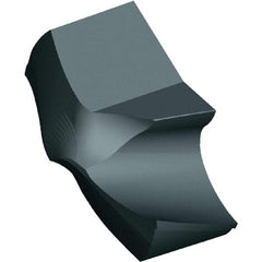 Kennametal - Series KSEM Plus, 19mm Diam Grade KCPM45 140° Replaceable Drill Tip - Carbide, TiAlN Finish, 2 Seat Size - Benchmark Tooling