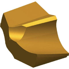 Kennametal - Series KSEM, 37mm Diam Grade KC7135 150° Replaceable Drill Tip - Carbide, TiN Finish, 10 Seat Size - Benchmark Tooling