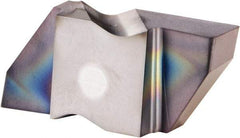 Kennametal - 5312NG Grade KCU25, 7.93mm Cutting Width Carbide Grooving Insert - 9.53mm Max Depth of Cut, Right Hand, 0.83mm Corner Radius, AlTiN Finish - Benchmark Tooling