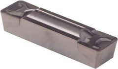 Kennametal - 0805G GMN Grade KCU25, 8.05mm Cutting Width Carbide Grooving Insert - 6.4mm Max Depth of Cut, Neutral, 1.19mm Corner Radius, AlTiN Finish - Benchmark Tooling