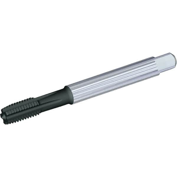 Kennametal - M14x1.50 Metric Fine 6HX 5 Flute TiAlN Finish Solid Carbide Straight Flute Machine Tap - Plug, Right Hand Thread, 110mm OAL, 24mm Thread Length, Oversize - Exact Industrial Supply