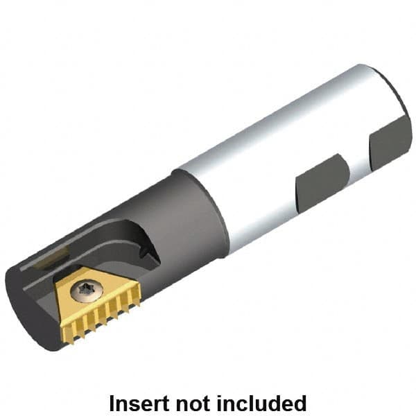 Kennametal - 25mm Cut Diam, 40mm Max Hole Depth, 63/64" Shank Diam, Internal Indexable Thread Mill - Insert Style STN 27.. C, 27mm Insert Size, 1 Insert, Toolholder Style TMS, 98mm OAL - Benchmark Tooling