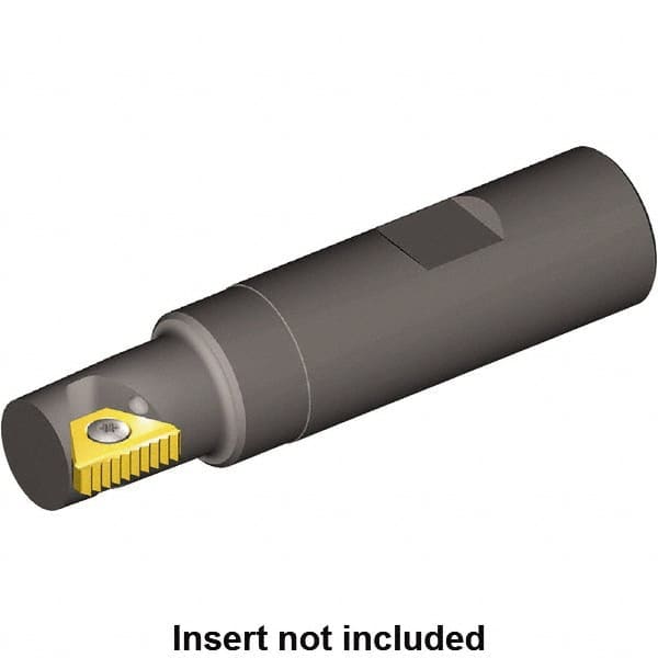 Kennametal - 19mm Cut Diam, 23mm Max Hole Depth, 20mm Shank Diam, Internal/External Indexable Thread Mill - Insert Style STN 16, 16mm Insert Size, 1 Insert, Toolholder Style TMS, 85mm OAL - Benchmark Tooling