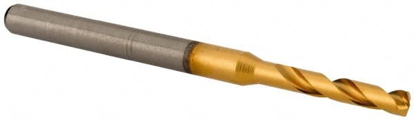 Kennametal - 2.8mm 140° Spiral Flute Solid Carbide Screw Machine Drill Bit - Benchmark Tooling