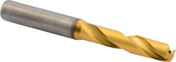 Kennametal - 11/32" 140° Spiral Flute Solid Carbide Screw Machine Drill Bit - Benchmark Tooling