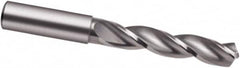 Guhring - 18.5mm 130° Solid Carbide Jobber Drill - Bright Finish, Right Hand Cut, Spiral Flute, 153mm OAL, Special Type Point - Benchmark Tooling