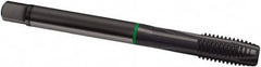 Guhring - M6x0.75 Metric Fine, 3 Flute, Oxide Finish, Cobalt Spiral Point Tap - Plug Chamfer, Right Hand Thread, 80mm OAL, 6H Class of Fit, Series 2879 - Exact Industrial Supply