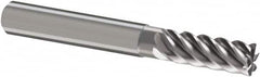 Guhring - 16mm, 32mm LOC, 16mm Shank Diam, 92mm OAL, 6 Flute, Solid Carbide Square End Mill - Single End, Uncoated, Spiral Flute, 45° Helix, Right Hand Cut, Right Hand Flute, Series 3112 - Benchmark Tooling