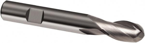 Guhring - 10mm, 19mm LOC, 10mm Shank Diam, 72mm OAL, 2 Flute, Solid Carbide Square End Mill - Single End, Uncoated, Spiral Flute, 30° Helix, Right Hand Cut, Right Hand Flute, Series 3024 - Benchmark Tooling