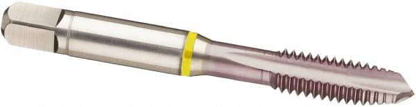 Guhring - M5x0.80 Metric, 3 Flute, MolyGlide Finish, Cobalt Spiral Point Tap - Plug Chamfer, Right Hand Thread, 2.382" OAL, 6H Class of Fit, Series 3960 - Exact Industrial Supply