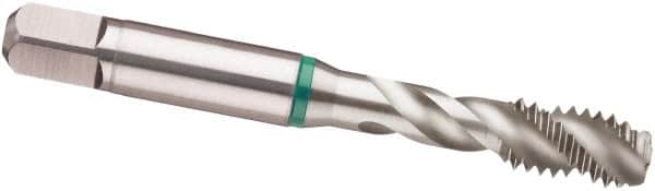 Guhring - M22x2.50 Metric 4 Flute 6H Modified Bottoming Spiral Flute Tap - Cobalt, Bright Finish, 4.689" OAL, Right Hand Flute, Right Hand Thread, D6/D7, Series 3918 - Benchmark Tooling