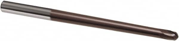 Guhring - 6mm, 6mm LOC, 8mm Shank Diam, 120mm OAL, 2 Flute, Solid Carbide Square End Mill - Single End, TiAlN Finish, Spiral Flute, 30° Helix, Right Hand Cut, Right Hand Flute, Series 3853 - Benchmark Tooling