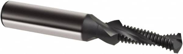 Guhring - M14x1.50 Metric Fine, 0.4921" Cutting Diam, 2 Flute, Solid Carbide Helical Flute Thread Mill - Internal Thread, 35.2mm LOC, 102mm OAL, 16mm Shank Diam - Benchmark Tooling