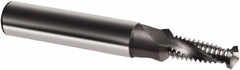 Guhring - M8x0.75 Metric Fine, 0.2854" Cutting Diam, 2 Flute, Solid Carbide Helical Flute Thread Mill - Internal Thread, 17.1mm LOC, 74mm OAL, 10mm Shank Diam - Benchmark Tooling