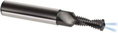 Guhring - M8x1.25 Metric, 0.2677" Cutting Diam, 2 Flute, Solid Carbide Helical Flute Thread Mill - Internal Thread, 18.7mm LOC, 74mm OAL, 10mm Shank Diam - Benchmark Tooling