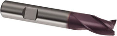 Guhring - 16mm, 16mm LOC, 16mm Shank Diam, 82mm OAL, 3 Flute, Solid Carbide Square End Mill - Single End, FIREX Finish, Spiral Flute, 30° Helix, Right Hand Cut, Right Hand Flute, Series 3719 - Benchmark Tooling