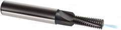 Guhring - M8x1.25 Metric, 0.252" Cutting Diam, 3 Flute, Solid Carbide Helical Flute Thread Mill - Internal Thread, 18.1mm LOC, 74mm OAL, 10mm Shank Diam - Benchmark Tooling