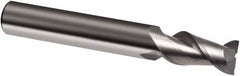 Guhring - 14mm, 22mm LOC, 14mm Shank Diam, 83mm OAL, 2 Flute, Solid Carbide Square End Mill - Single End, Uncoated, Spiral Flute, 45° Helix, Right Hand Cut, Right Hand Flute, Series 3309 - Benchmark Tooling
