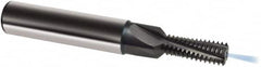 Guhring - M12x1 Metric Fine, 0.3917" Cutting Diam, 4 Flute, Solid Carbide Helical Flute Thread Mill - Internal Thread, 25.5mm LOC, 90mm OAL, 14mm Shank Diam - Benchmark Tooling